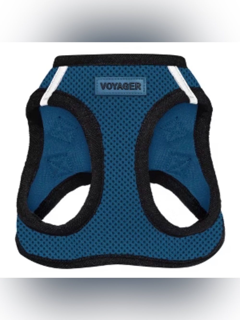 Voyager Blue Mesh Pet Harness size large